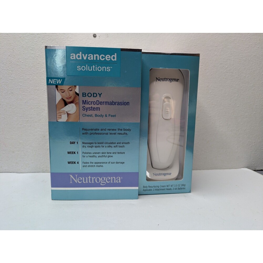 Neutrogena Advanced Solutions Body Microdermabrasion System NEW NIB Skincare